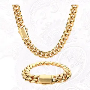 LaYaiBoutique #2191 Monaco set 14k plated stainless steel High Quality
