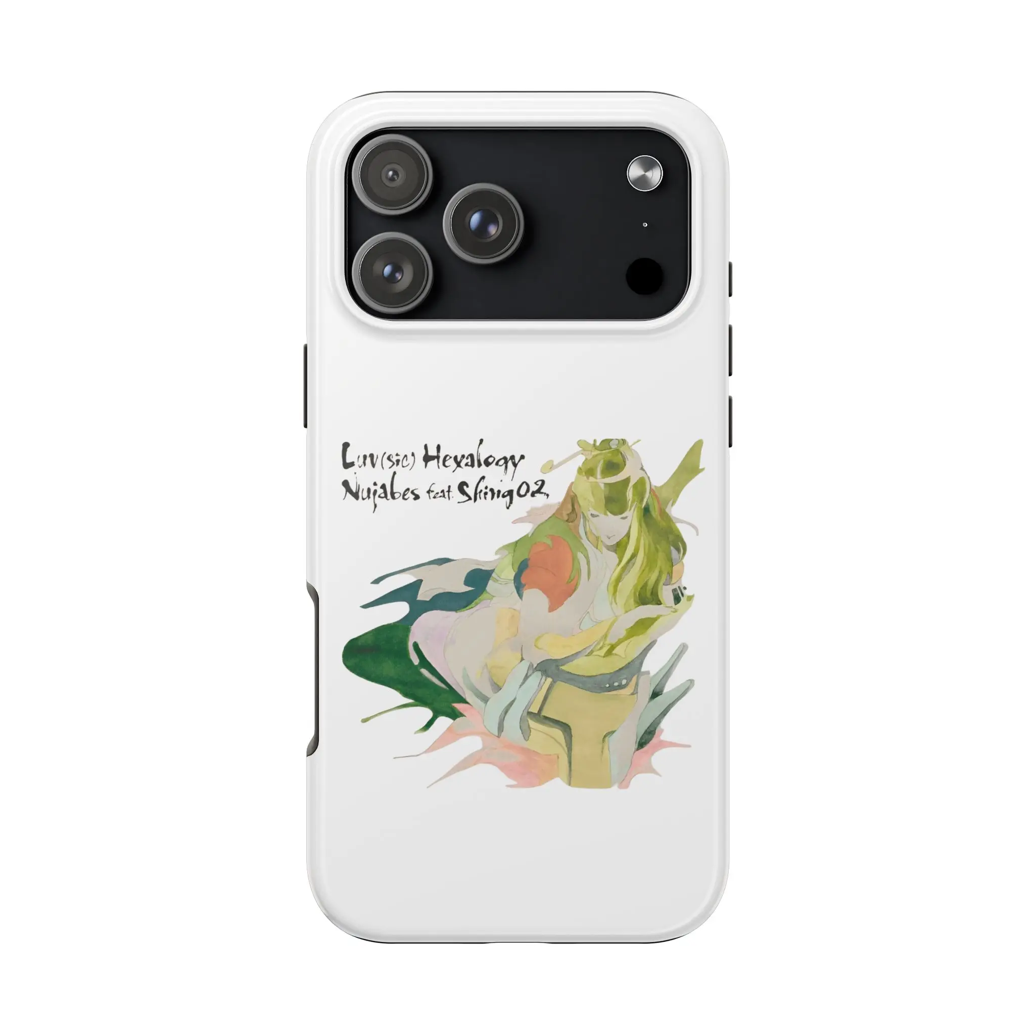 Custom Wireless Polycarbonate Tough Phone Casing - Nujabes Luv Sic Design, Hip Hop Japanese Graphic Cover, Shock-Resistance Protection for Music Lovers, Smartphone, Handheld