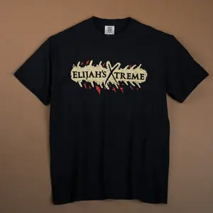 Elijah's Xtreme Drippy Logo T-Shirt | Casual Menswear Short Sleeve Tshirt | High Quality Crewneck Shortsleeve Graphic Streetwear Tee