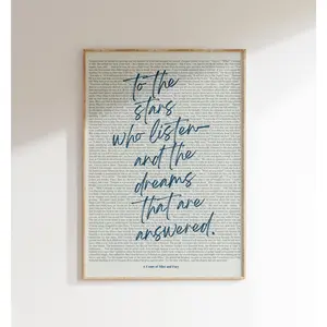 ACOTAR Wall Art Print, ACOMAF, Velaris, Book Quotes Prints, Bookish Poster, Book Lover Art Print, Printable
