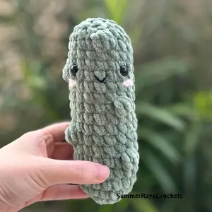 Crochet Pickle Plushie