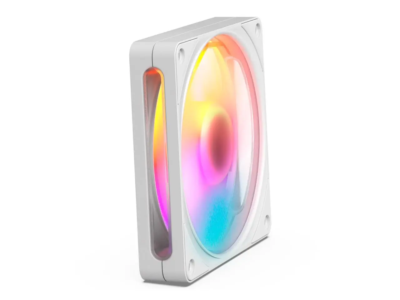 NZXT F140 RGB White 140mm PWM Addressable RGB Case Fan