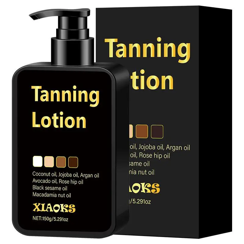 Tanning Lotion, Tanning Enhancer, 1 Box Moisturizing Body Self-tanners, Natural Skin Tone Body Care Product for Women & Men, Skin Care Product for Daily Use, Cosmetics