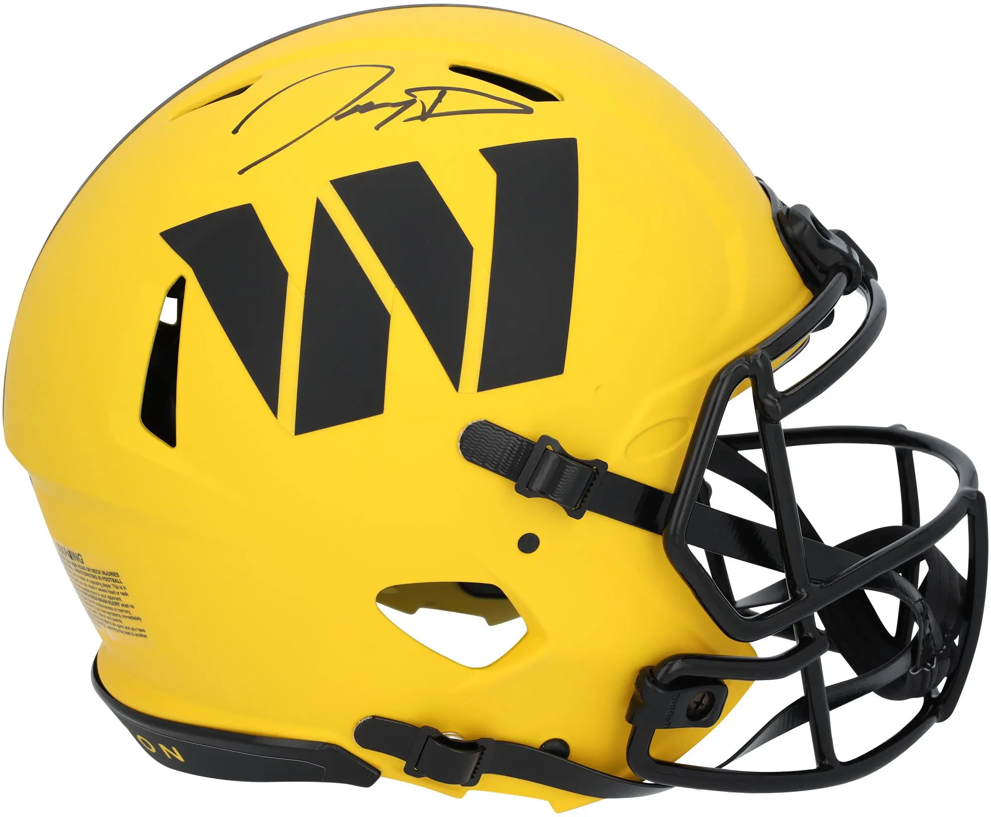 Jayden Daniels Washington Commanders Signed Riddell Rave Speed Authentic Helmet