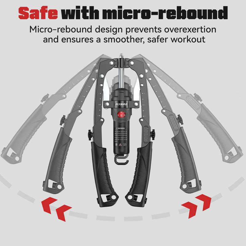 FLYBIRD Chest & Arm Twister with Flex Core Trainer - 15-Level Hydraulic Power Chest Press Machine (22-440lb) for Upper Body, Portable Resistance Home Fitness Equipment Outdoorfun #Christmasgift FLYBIRD Chest & Arm Twister with Flex Core Trainer - 15-Level Hydraulic Power Chest Press Machine (22-440lb) for Upper Body, Portable Resistance Home Fitness Equipment Outdoorfun #Christmasgift