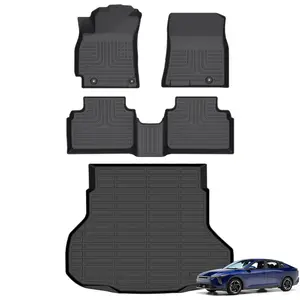KELCSEECS Kia K4 2025-2026 Floor Mats & Cargo Liners, All-Weather TPE Non-Slip Custom Fit, Waterproof, Easy Clean, Eco-Friendly, Safe & Durable