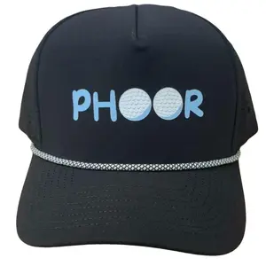 Phoor Golf Hat with Tee Holder - Lightweight and Breathable