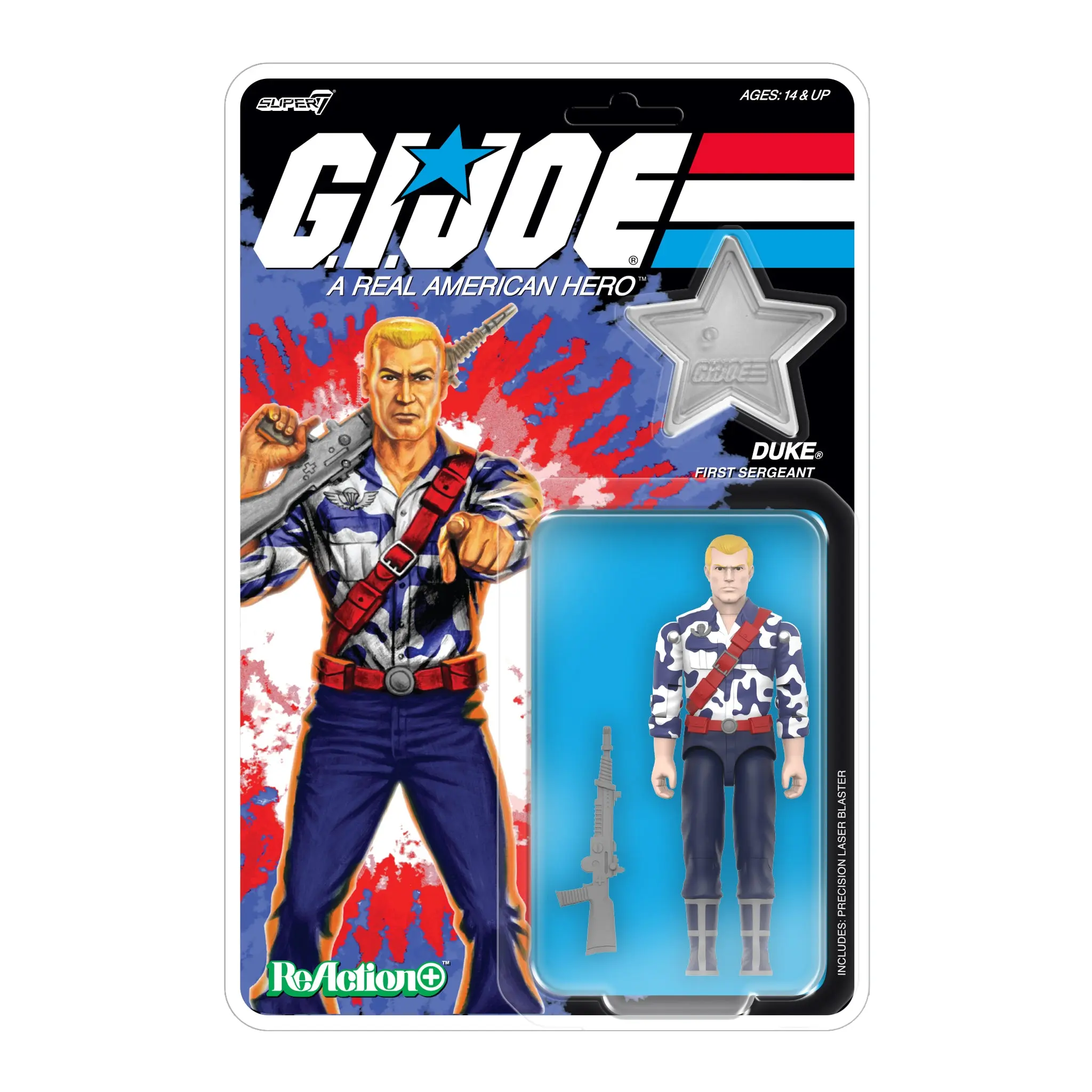 Super7 G.I. Joe ReAction+ Wave 08 - Duke (America's 250th Anniversary)