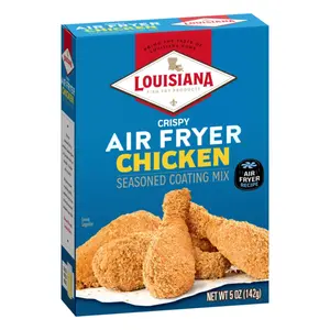 Louisiana Fish Fry Products Air Fryer Chicken Seasoned Coating Mix 5 oz.
