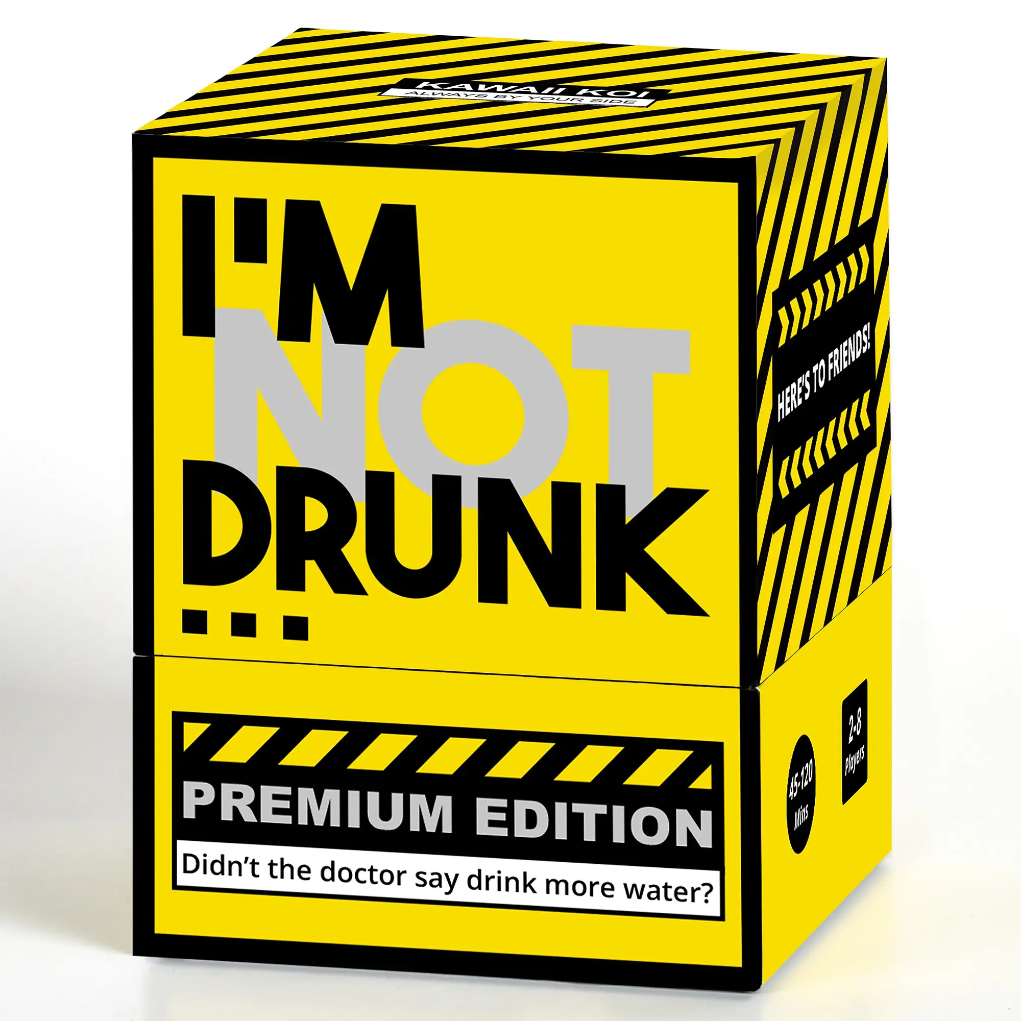 I'M NOT DRUNK Premium Edition Party Drinking Card Game, 160 Cards & 12 Game Modes, Fun Party Games for Game Night, 21st Birthday & Bachelorette Games, Drinking Board Games