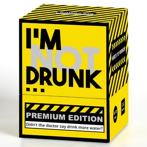 I’M NOT DRUNK Premium Edition Party Drinking Card Game, 160 Cards & 12 Game Modes, Fun Party Games for Game Night, 21st Birthday & Bachelorette Games