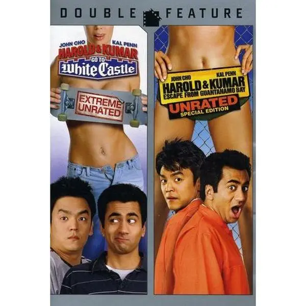 Harold & Kumar Go White Castle & Escape Guantanamo  [DVD Video Disc] Widescreen