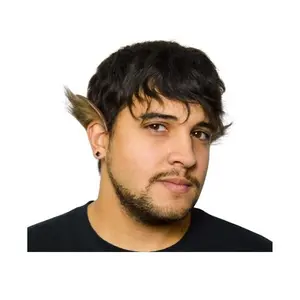 Wolfman Flexi Ears - Wolf - Werewolf - Brown - Costume Accessory - Adult