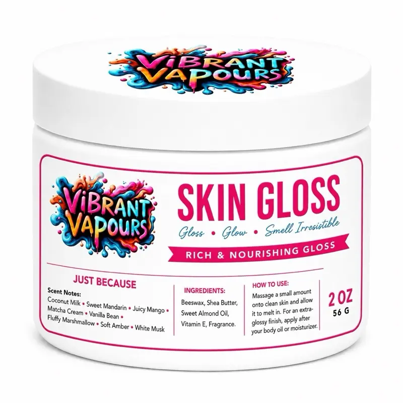 Vibrant Vapours 2 oz Mini Skin Gloss | Moisturizing Body Care
