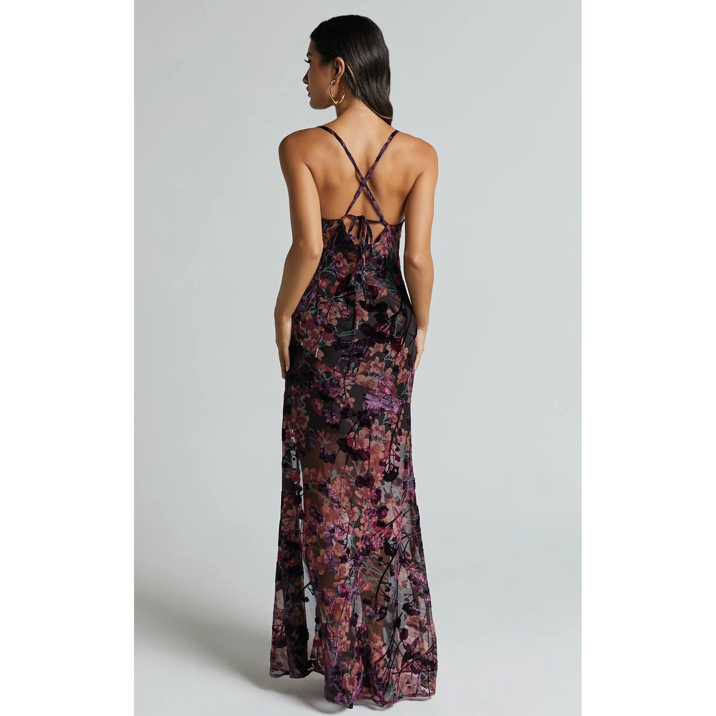 aletta maxi dress cowl cross back Aletta Maxi Dress