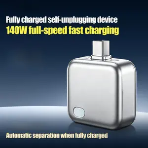 Auto Stop Charging Protector for iPhone Android, Smart Overcharge Protection Adapter, Full Charge Auto Disconnect, Battery Protection Charger, Night Safe Charging Saver, Portable Phone Charging Protector, AI Smart Cut Off