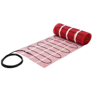 VEVOR 50 sqft Self-Adhesive Mesh Floor Heating Mat 120V Electric Radiant System