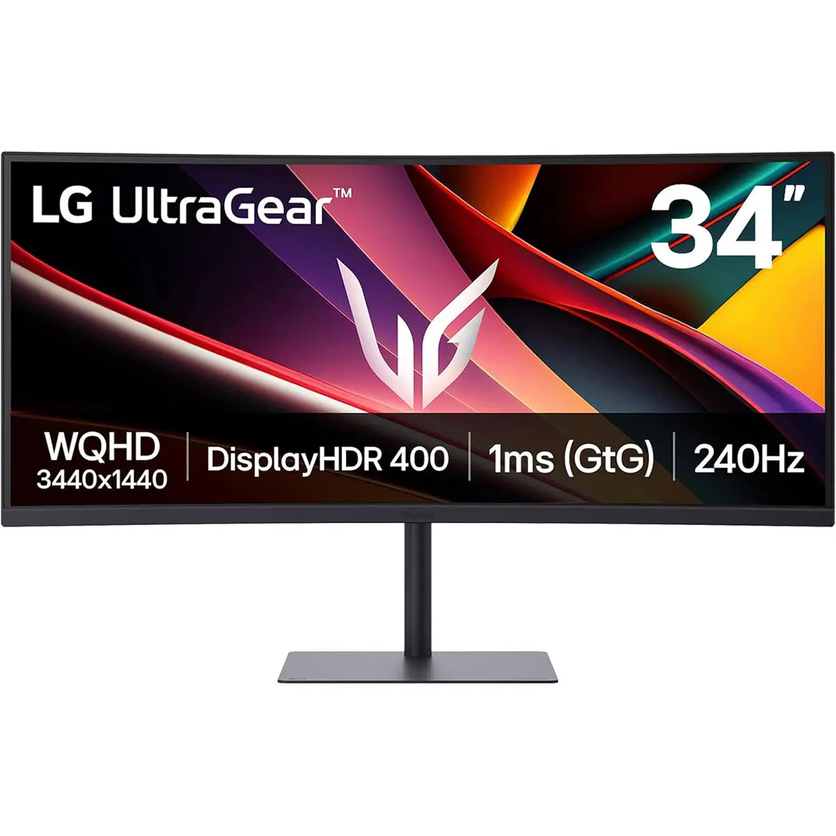 LG UltraGear 34G630A-B 34" Curved VA Panel Gaming Monitor - 21:9 UltraWide 3440x1440 QHD, 240Hz Refresh Rate, HDR Support, Black (Computers & Office Desktop Components)