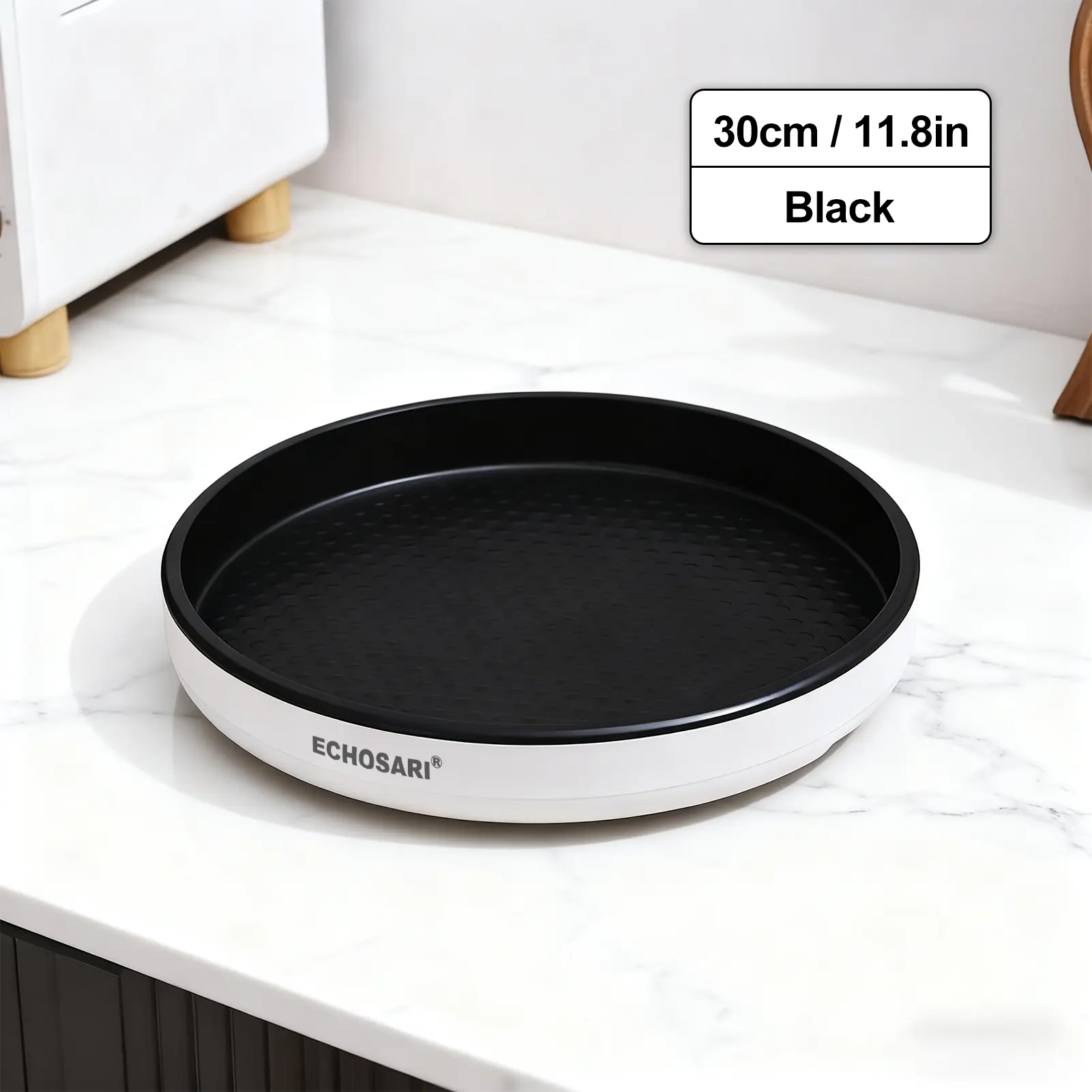 360° Rotating Storage Organizer – Space-Saving Non-Slip Tray for Spices, Oils, Cosmetics & Bathroom Essentials