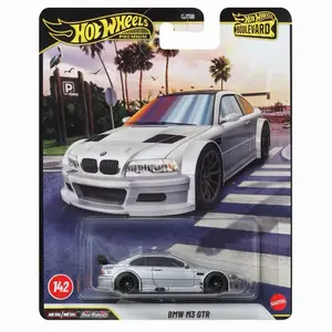 Hot Wheels Premium Boulevard BMW M3 GTR GJT68 Real Riders 142 Scale Diecast Car Collectible Model