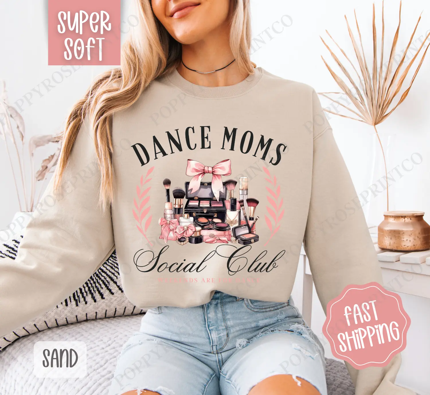 Dance Moms Social Club Sweatshirt, Dance Recital Crewneck, Women's Sweatshirt