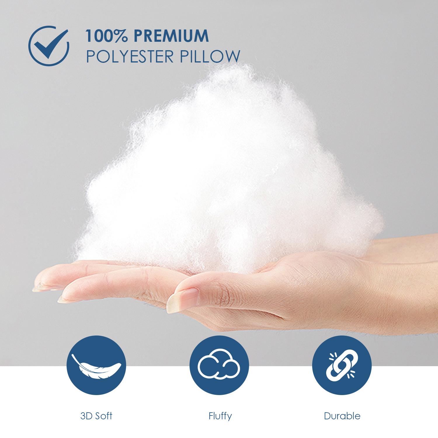 3D Cloud-Like  Insert | Fluffy and Resilient, You Won't Want to Get Up After Lying Down All Afternoon throw pillows