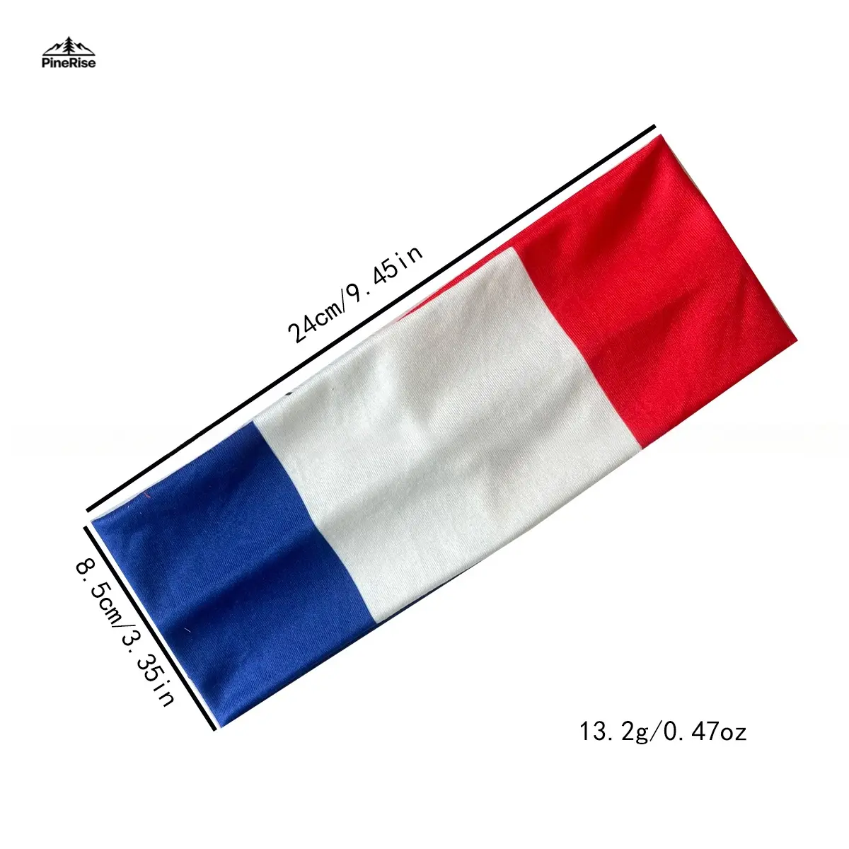 Women's Sports Headbands, Stretch Polyester with Flag & Football Patterns - Sporty Chic Wide-Band Design, Sweat-Wicking for Running & Fitness, Female, Unisex, Football Fashion, Stylish, Breathable, Flag/Ftb, Elastic Headband, Watch Party