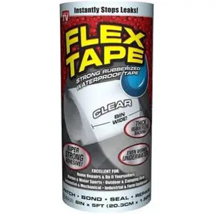 Swift Response 240242 8 in. x 5 ft. Clear Flex Tape