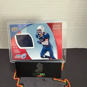 2013 Upper Deck USA Football Future Swatch Conner O'Donnell #111 (MEM, RC) sports trading card
