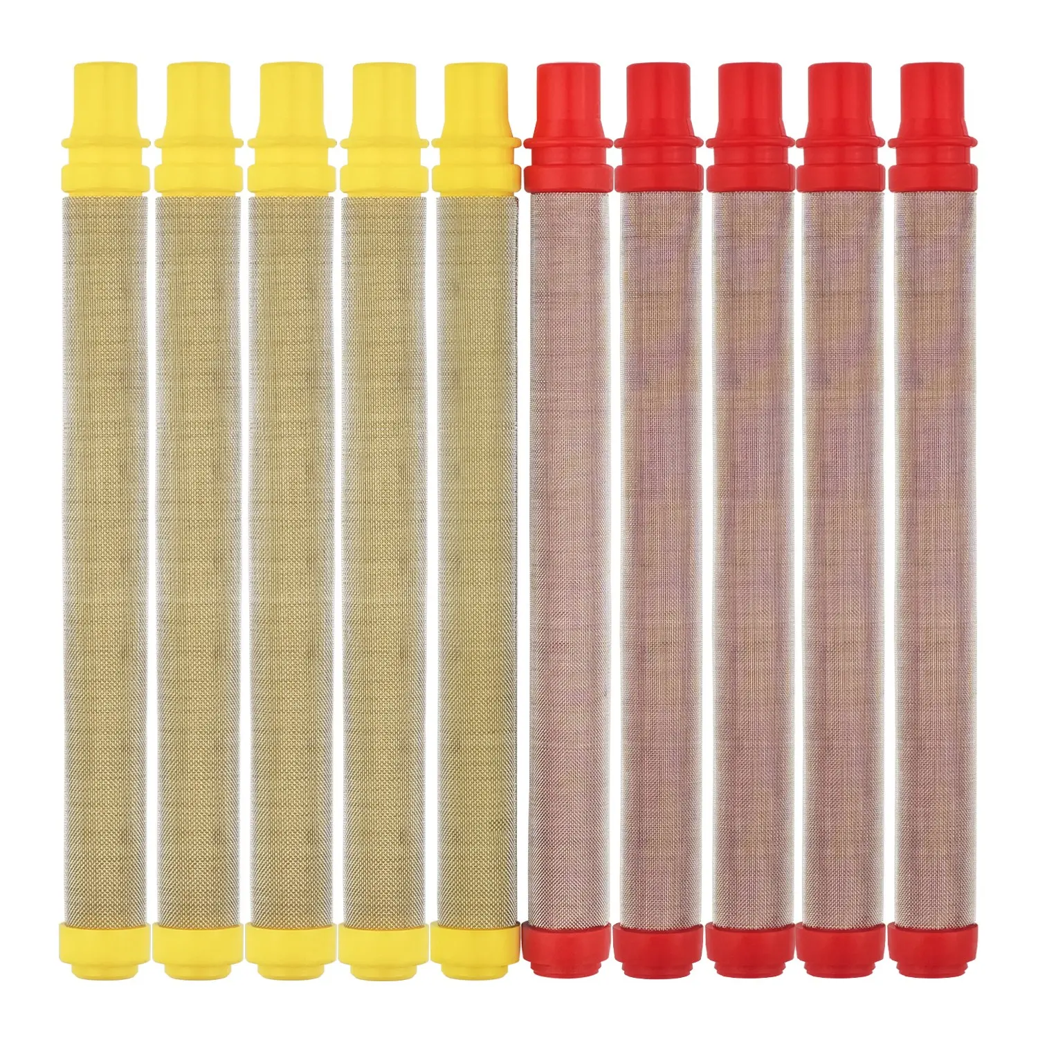 10 piece set of airless spray gun filter -100/200 mesh size, durable plastic/metal structure, no need for power supply, home decoration tool accessories, Sprayer Attachment, Paint Spraying Tool