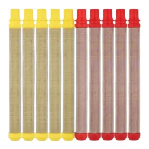 10 piece set of airless spray gun filter -100/200 mesh size, durable plastic/metal structure, no need for power supply, home decoration tool accessories, Paint Spraying Tool