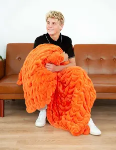 Hugs Orange Marmalade Blanket Hugs Orange Marmalade Blanket