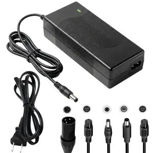 Fast Charger 42V 1.5/2A for Electric Scooters Compatible with Swagtron EB5/T1/T3/T6 Lithium-Ion Fire-Resistant Portable Power Source，as well as most brands of 36V lithium-ion battery-powered scooters， Not for Lead-Acid Batteries battery  powered  scooter