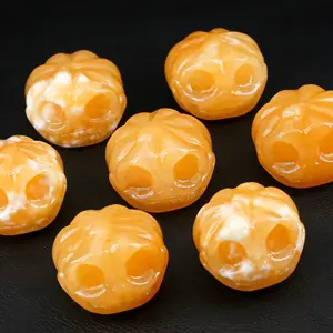 【Star Gate】1 count Mysterious Crystal Pumpkin - Skull Decor | Aesthetic and Festive Art