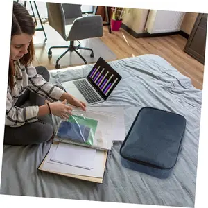 Document Organizer Bag Travel Id Storage Luggage Organizer Compression Bag Secure Lock