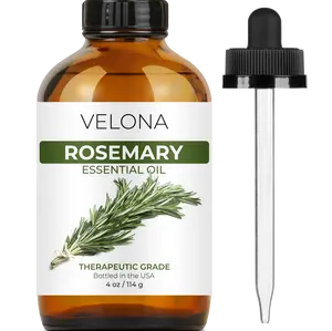 Velona Rosemary Essential Oil Therapeutic Grade for Aromatherapy Undiluted
