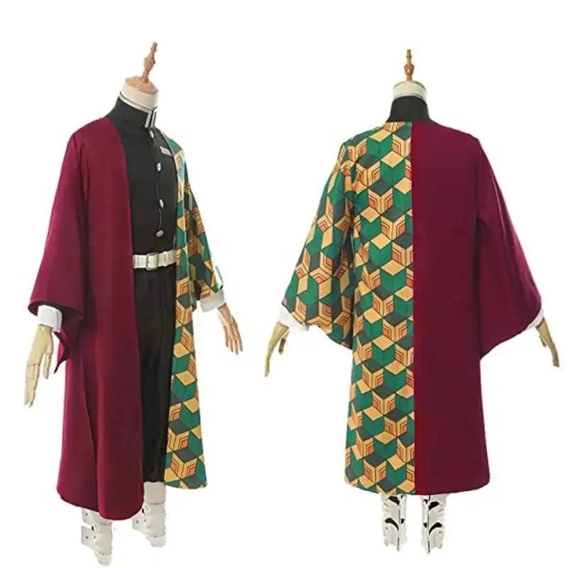 Demon Slayer Kimetsu No Yaiba Tomioka Giyuu Cosplay Full Suit - Uniform, Accessories, Wig - Specialty DIY Toy Gift for Adults, Kids, Only Wig
