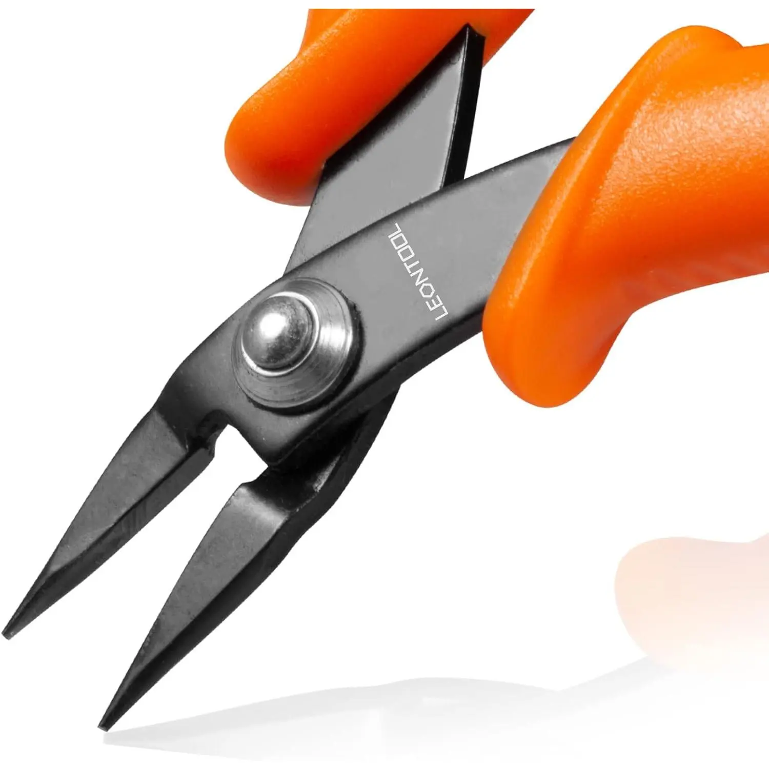 Mini Long Nose Pliers Tweezer Nose Pliers Specialty Pointed Nose 1mm Diameter Tip 4-Inch Precision Needle Nose Pliers Flat Smooth Jaw Jewellery Making Tool