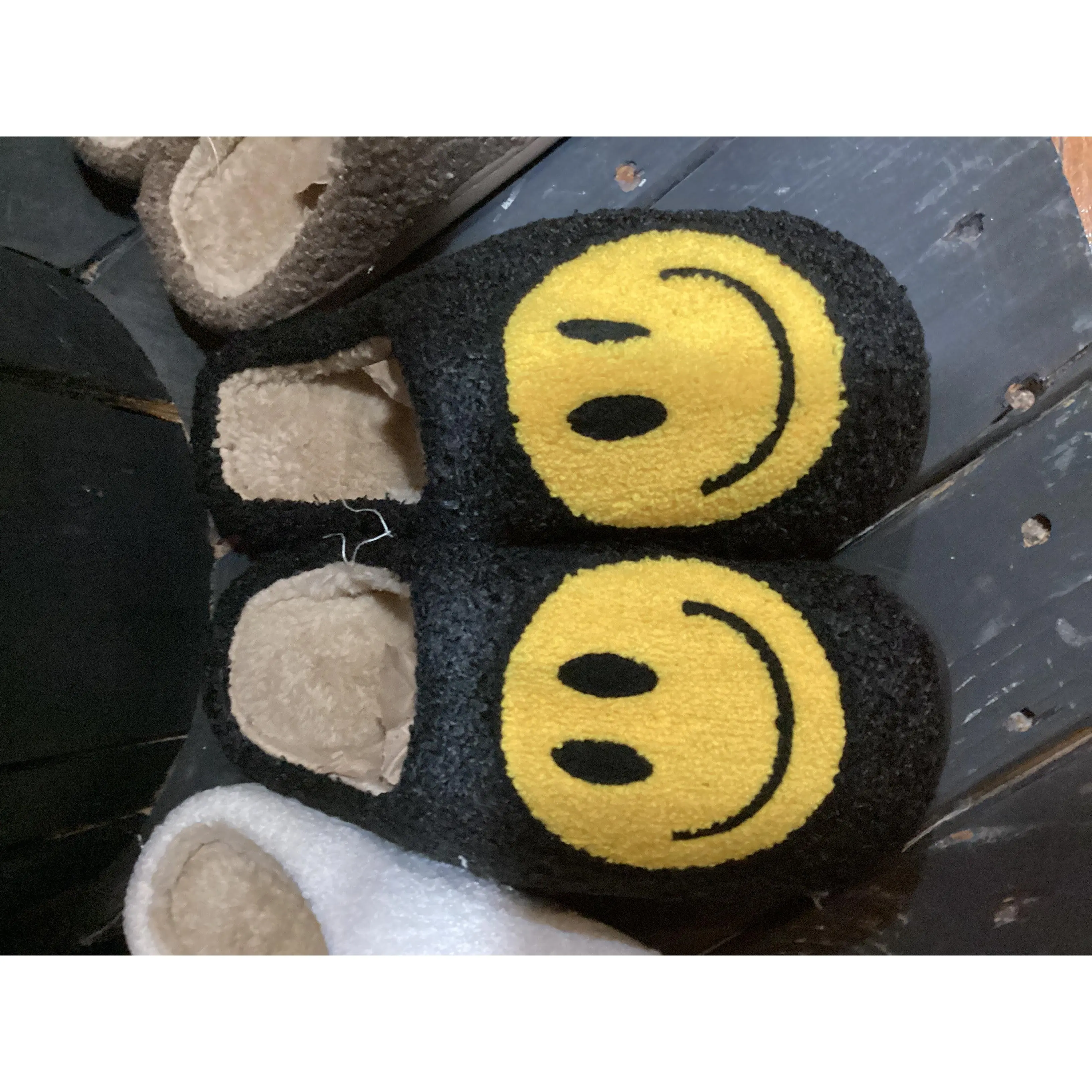 Smiley slippers