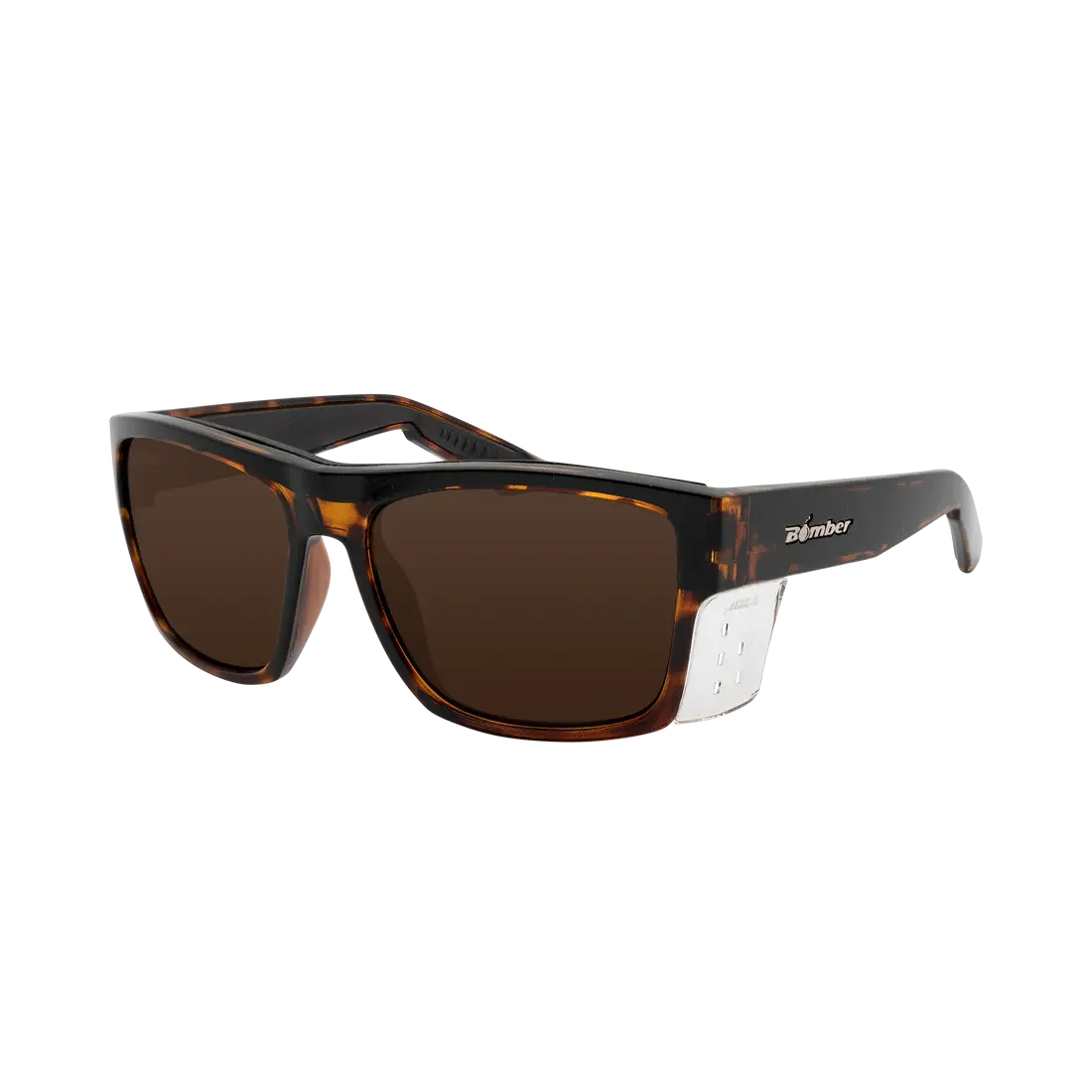 Bomber - XL Clutch Z87+ Polarized Tortoise Frame / Brown Lens Sunglasses
