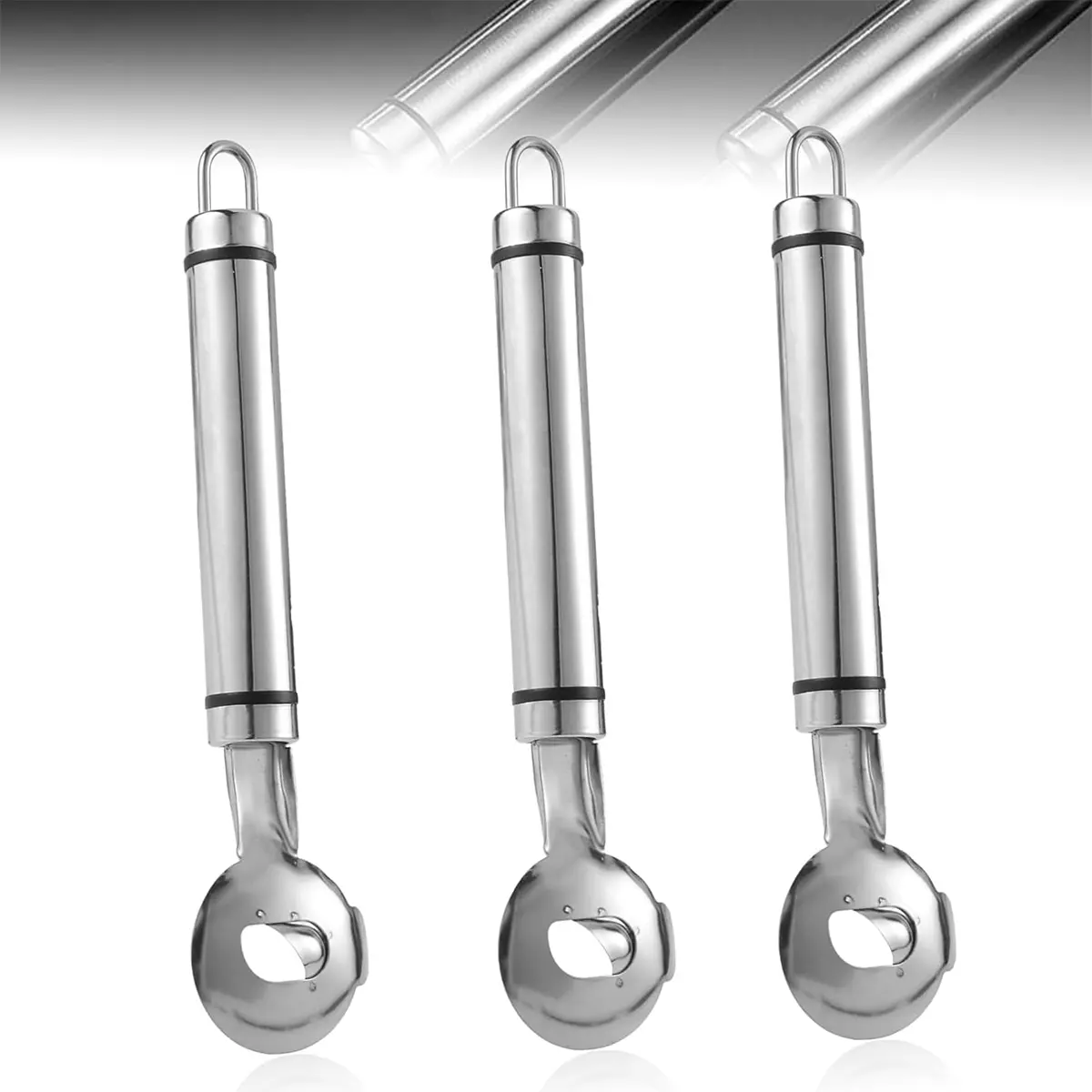 Stainless Steel Cactus Peeler Tool Set – 3-Pack Nopales Spine Remover with Ergonomic Grip for Safe & Efficient Peeling, Slicing & Kitchen Prep