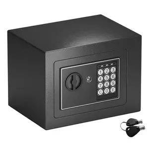 Digital Steel Safe Electronic Security Home Office Money Cash Safety Box 2 Keys