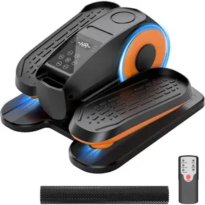 Under Desk Elliptical Machine with Remote Control, 12-Speed Electric  Exerciser for  & Office, Quiet Portable Pedal Exerciser for Adults, Seniors and Everyone Seeking Easy Fitness