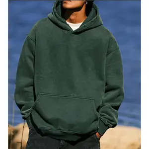 Unisex Hoodies Pullover Oversized Hoodie Plush Fleece Hooded Sweatshirt Vintage Heavyweight Hoodie Cotton Big and Tall Hoodies for Men Couples Winter Autumn Workout College Streetwear Sweaters