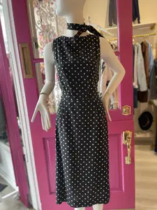 Vintage Audrey Hepburn Polkadot Dress