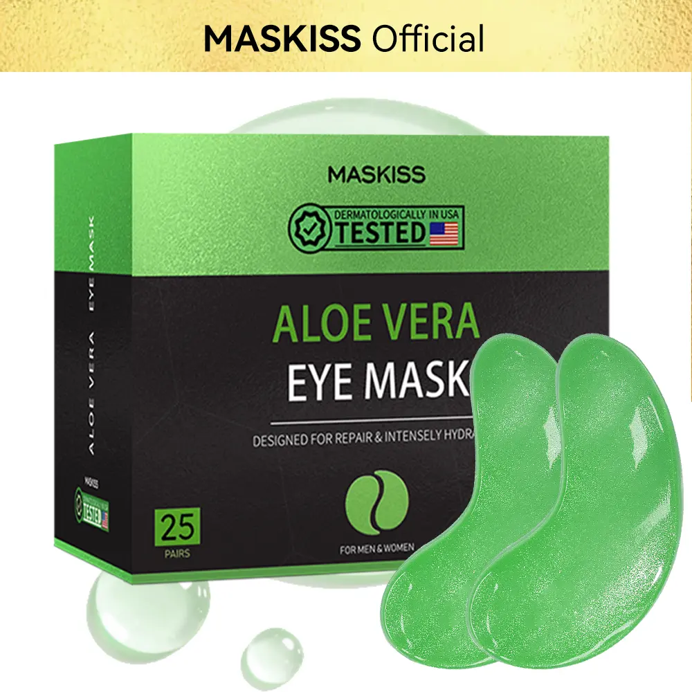 Green Aloe Vera Eye Masks (25 Pairs)