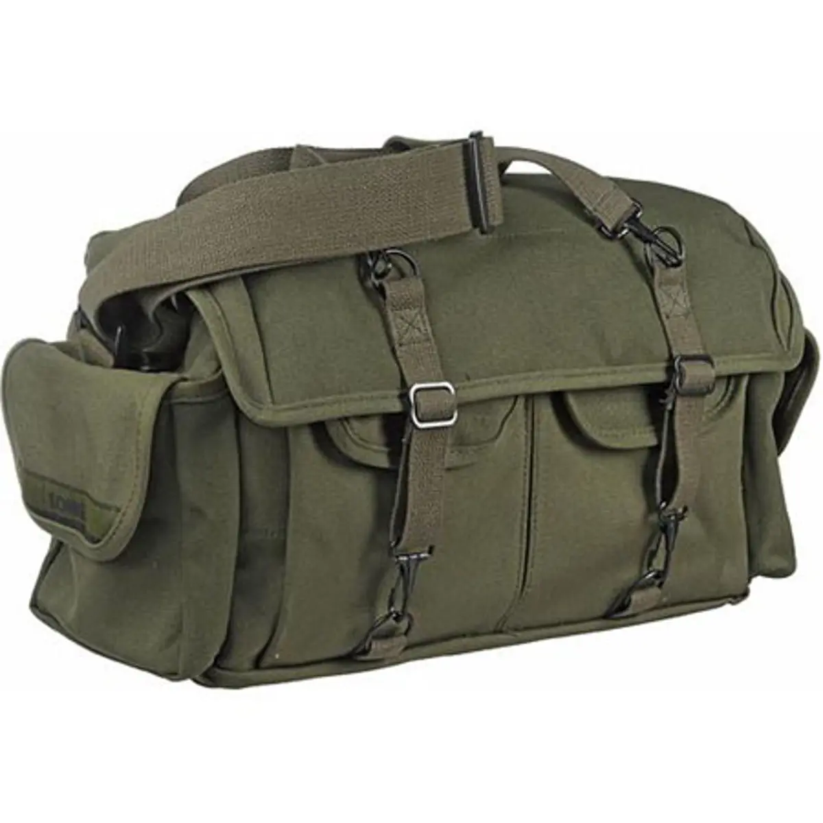 Domke F-1X Little Bit Bigger Classic Series Durable Canvas Shoulder Camera Bag - Olive, Ideal for Camera Equipment & Accessories