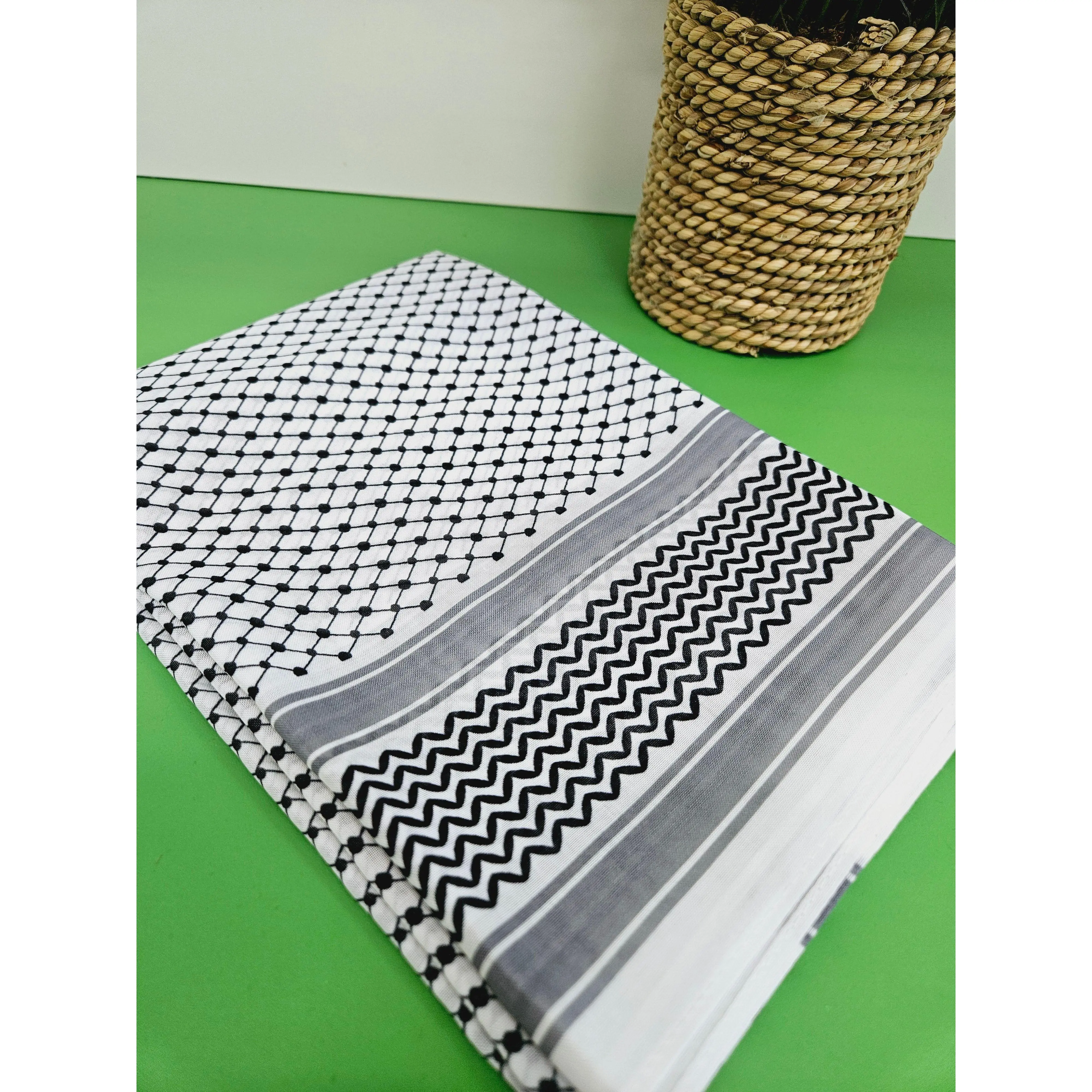Keffiyeh Scarf - Lightweight - 65x28 Inches Keffiyeh Scarf - Lightweight - 65x28 Inches