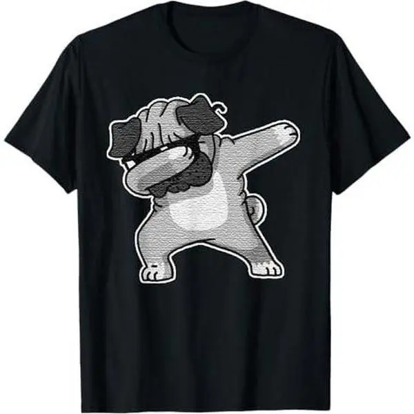 Novelty Pug Dab t shirts - Pug Dabbing Cute Dog Funny TShirt