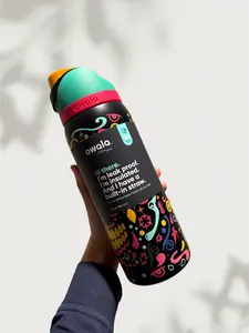 Owala 32oz Large Capacity Stainless Steel Insulated Mug with Glow-in-the-Dark finish - Portable Vacuum Insulated Bottle, Perfect for Iced Tea, Birthday Gift